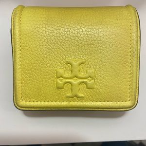 Tory Burch Yellow Wallet